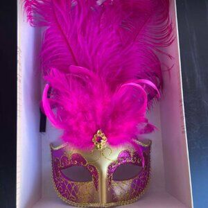Mardi Gras Mask & Mask Box